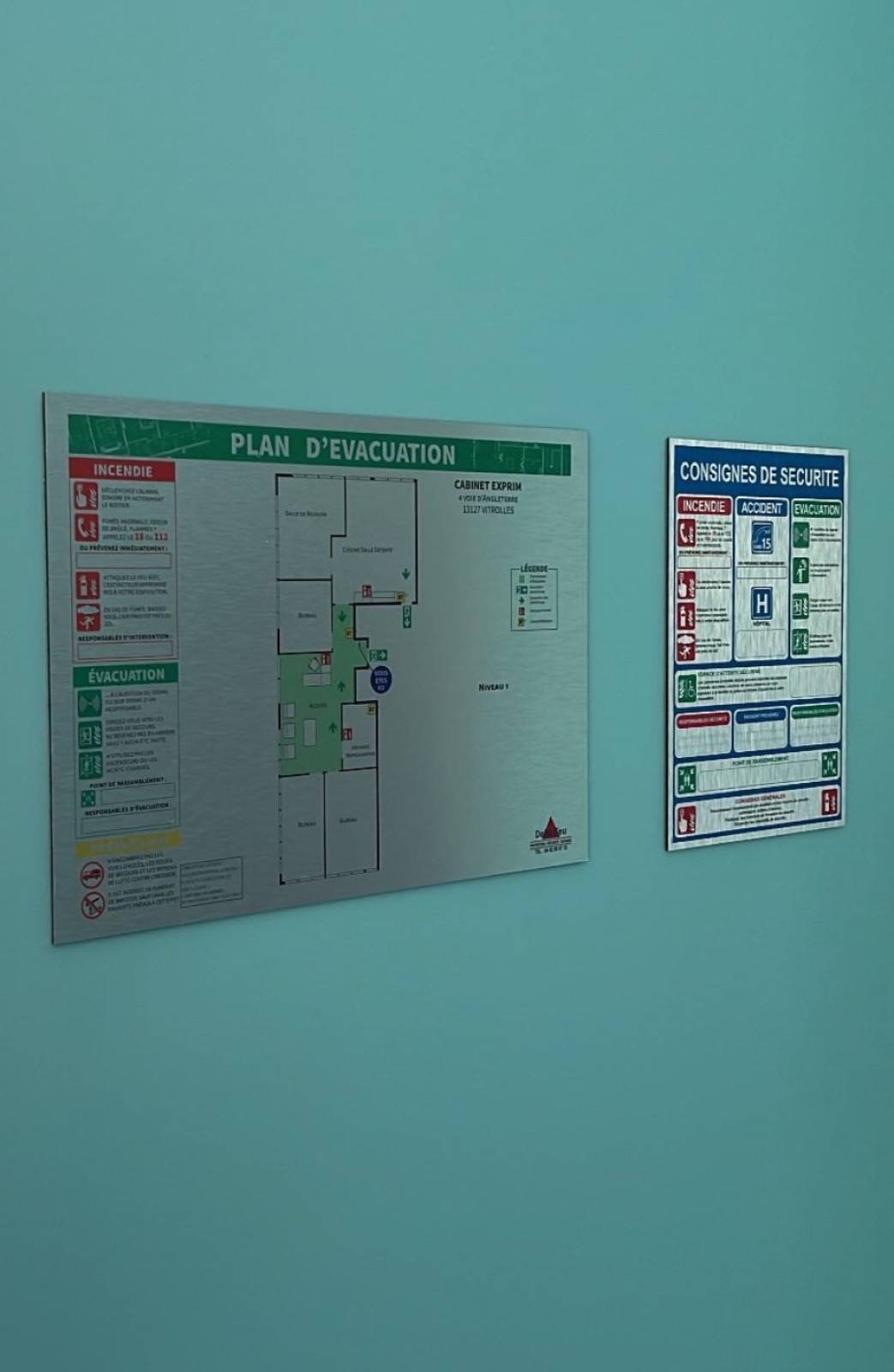 Création et installation de plans d’intervention, d’évacuation et de sécurité incendie dans la région PACA