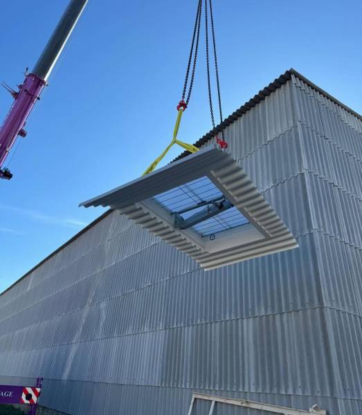 Installation de système de désenfumage à Courthézon dans le Vaucluse  (84)